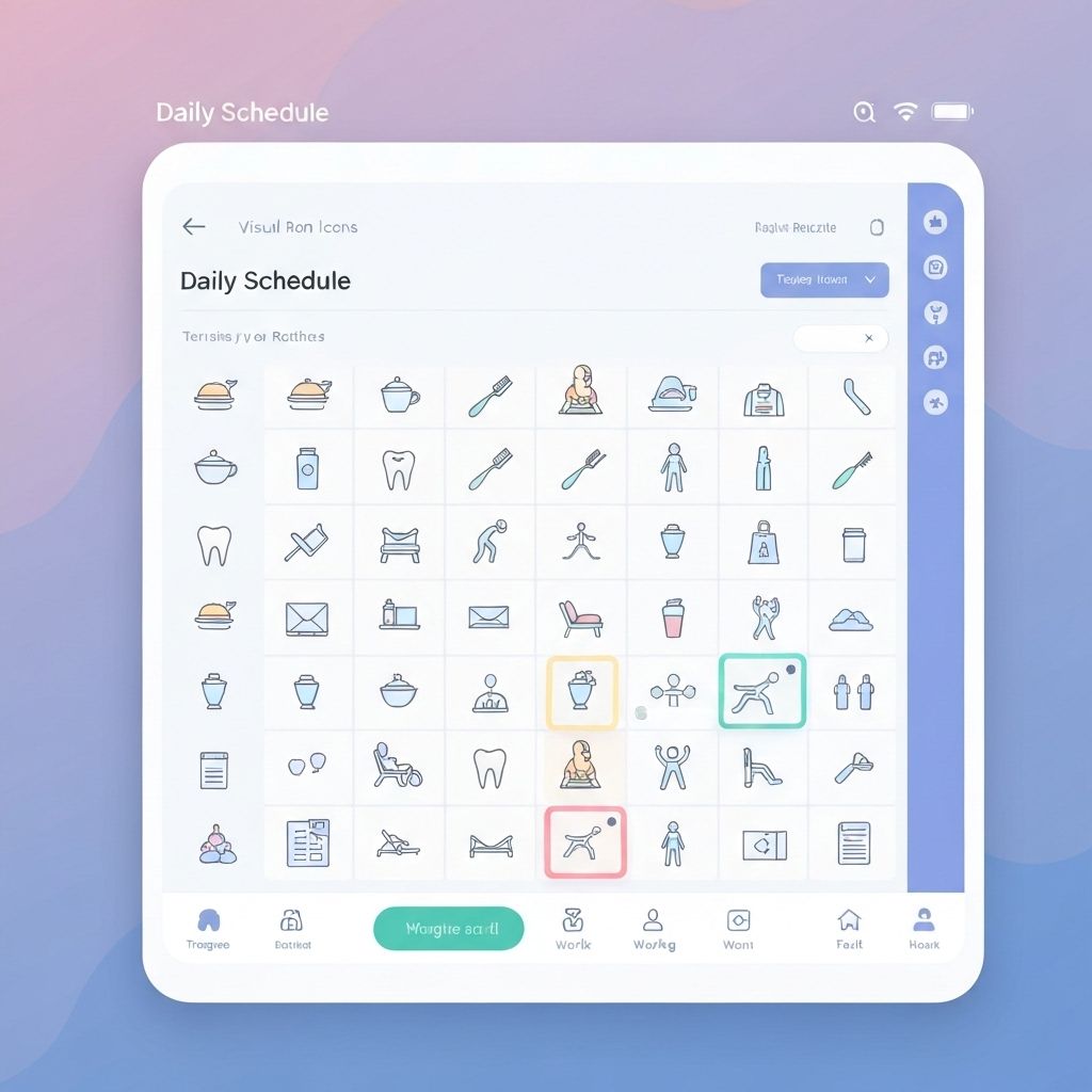 RoutineBuilder app interface